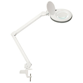 Lumeno - LED Lupenleuchte 721X-MKIII, Lupen-Ø 125 mm, 3 Dioptrien, grau