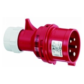 ABL SURSUM - CEE-Stecker 5p 16A IP44 400V/rt 6h kst Schraubkl ger Phasenwender Verschraubung