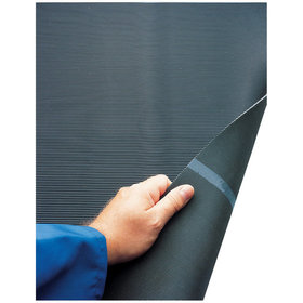 ElaQprem® - Feinriefenmatte schwarz 3mm x 300mm x 10m