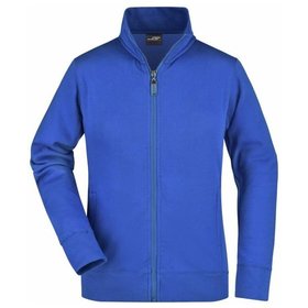 James & Nicholson - Damen Sweatjacke JN052, königs-blau, Größe M