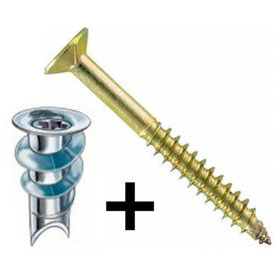 Gipskartondübel Metall-Speed, mit Schraube