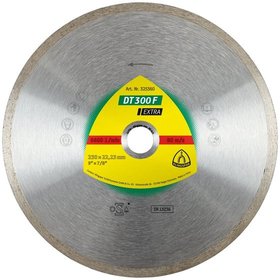 KLINGSPOR - Diamanttrennscheibe DT 300 F, 230 x 1,9 x 22,23mm 1,9 x 7mm, geschlossener Rand