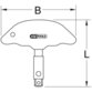 KSTOOLS® - 1/4"+3/8" T-Griff-Antriebsvierkant