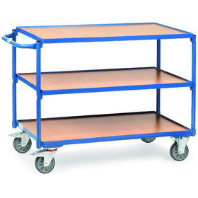 fetra® - Tischwagen 2950, 2 Ebenen, Tragkraft 300kg