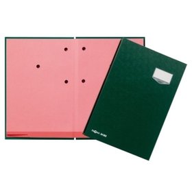 PAGNA® - Unterschriftenmappe de Luxe 24202-03 20 Fächer Pappe grün