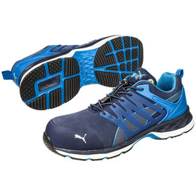 Puma Safety - Sicherheits-Halbschuhe Velocity 2.0 Blue Low S1P ESD HRO SRC, Größe 47