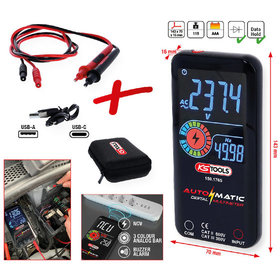 KSTOOLS® - Automatik Digital-Multimeter inkl. Prüfspitzen