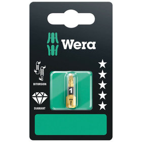 Wera® - Bit Kreuzschlitz Pozidriv 855/1 BDC SB PZ1 6,3mm / 1/4" PZ1x25mm SB