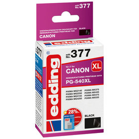 edding - EDD-377 ersetzt Canon PG-540XL - schwarz - 23 ml