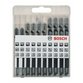 Bosch - Stichsägeblatt-Set Basic for Wood 10-teilig (2607010629)