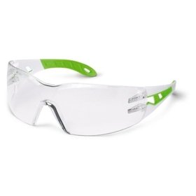 uvex - Schutzbrille pheos s farblos supravision excellence weiß/grün