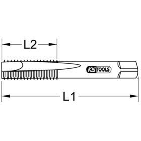 KSTOOLS® - HSS Co Einschnittgewindebohrer M, M5x0,8