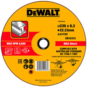 DeWALT - Schruppscheibe Metall gekröpft 230x6,3mm