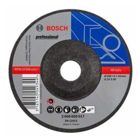 Bosch - Schruppscheibe gekröpft Expert for Metal A 24 S BF, 100mm, 16,00mm, 6,0mm (2608600017)
