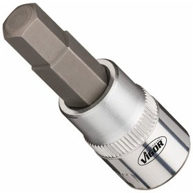 VIGOR® - Steckschlüsseleinsatz ∙ V7158-4 ∙ Vierkant 10mm (3/8") ∙ Innen Sechskant Profil ∙ 9mm