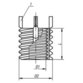 KIPP - GEWINDEEINSATZ STANDARD, STAHL, M05, M08