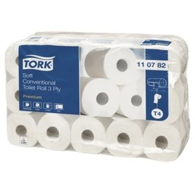 TORK® - Toilettenpapier Premium 110782 3-lagig 250 Blatt weiß 30 Rollen