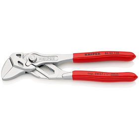 KNIPEX® - Zangenschlüssel Zange und Schraubenschlüssel in einem Werkzeug verchromt, mit Kunststoff überzogen 150 mm 8603150