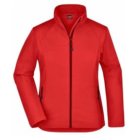 James & Nicholson - Damen Softshell Jacke JN1021, rot, Größe XXL