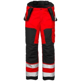 KANSAS® - Warnschutz-Latzhose 1014 PLU, warnorange/marineblau, Größe C54