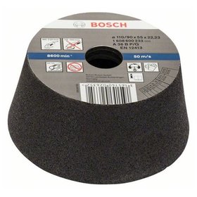 Bosch - Schleiftopf, konisch-Metall/Guss 90mm, 110mm, 55mm, 36 (1608600233)