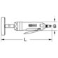 KSTOOLS® - Druckluft-Radiermaschine 1/4", 4.000U/min 515.5445