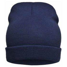 James & Nicholson - Ultraleicht Strickmütze MB7112, navy-blau, Einheitsgröße