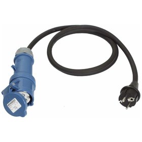 as® Schwabe - Adapterleitung 1,5m CEE-Kupplung +Schuko-Stecker