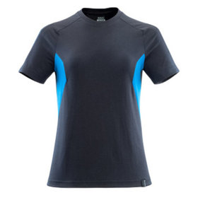 MASCOT® - T-Shirt ACCELERATE Schwarzblau/Azurblau 18392-959-01091, Größe M ONE