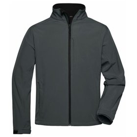 James & Nicholson - Herren Softshell Jacke JN135, carbon, Größe 3XL