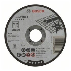 Bosch - Trennscheibe gerade Best for Inox Rapido A 60 W INOX BF, 115 x 0,8mm (2608603486)