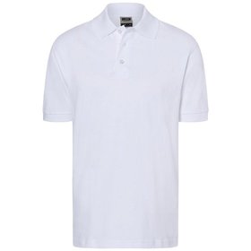 James & Nicholson - Poloshirt Classic JN070, weiß, Größe XL