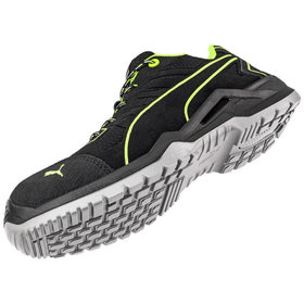 Puma Safety - Sicherheitshalbschuh Fuse TC Green Low, S1P ESD SRC, schwarz, Größe 41