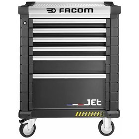 Facom - Werkstattwagen 6 Schubfächer 3 Module, 814mm, schwarz