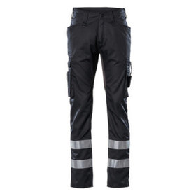 MASCOT® - Marseille Hose mit Schenkeltaschen FRONTLINE, Schwarz, Größe 82C46