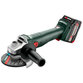 metabo® - Akku-Winkelschleifer W 18 L 9-125 Quick (602249650), metaBOX 165 L, 18V 2x5.2Ah Li-Power + ASC 55