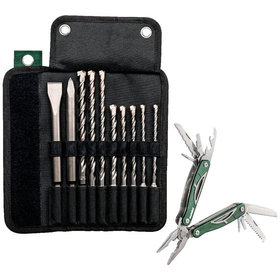 metabo® - SDS-plus Pro 4-Bohrer-/ Meißel-Rolltasche, 10-teilig, Set (inkl. Multitool) (631690000)