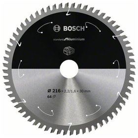 Bosch - Kreissägeblatt Standard for Aluminium, 216x2.2/1.6x30 Z64 (2608837776)