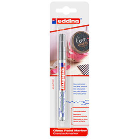 edding - 780 Glanzlackmarker 1er-Blister silber