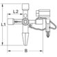 KSTOOLS® - Universal-Schaltschrankschlüssel, 61mm