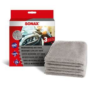 SONAX® - Microfasertuch soft touch 3 Stück