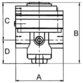 RIEGLER® - Präzisionsdruckregler, pneumatisch ferngesteuert, G 1/2", 0,05 - 7 bar