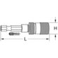 KSTOOLS® - 1/4" Magnetischer Bithalter mit Tiefeneinstellung