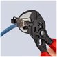 KNIPEX® - Zangenschlüssel Zange und Schraubenschlüssel in einem Werkzeug grau atramentiert, mit Mehrkomponenten-Hüllen 180 mm 8602180