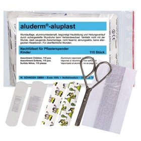 SÖHNGEN® - aluderm Nachfüllset Kinder 1009924 115 St./Pack. +Schere