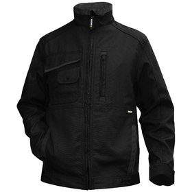 Dassy® - Kent Canvas Arbeitsjacke, schwarz/anthrazit, Größe 2XL