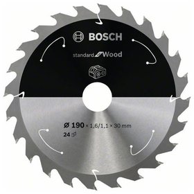 Bosch - Kreissägeblatt Standard for Wood ø190x1.6/1.1x30 Z24 (2608837708)
