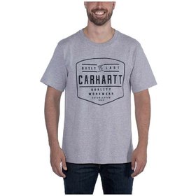 carhartt® - Herren T-Shirt BUILD BY HAND T-SHIRT S/S, heather grey, Größe S