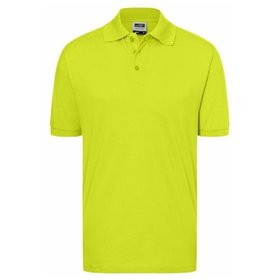 James & Nicholson - Poloshirt Classic JN070, acid-gelb, Größe XL