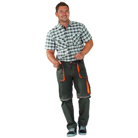 Planam - Bundhose oliv/orange, Größe 110